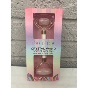 Pacifica Rose Quartz Crystal Wand Facial Roller